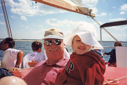 Don and Sean at sea