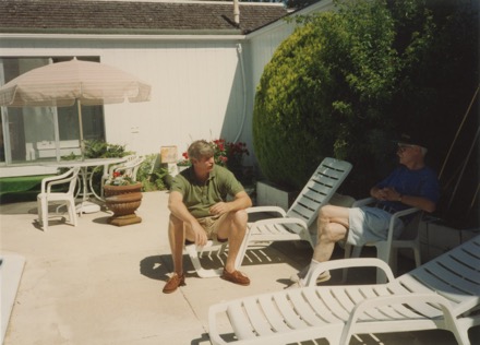 Al & Dad 1993 at Lamb & Lion