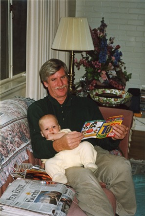 Don reading to Sean