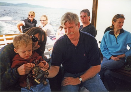 Sean Karen Don and crab