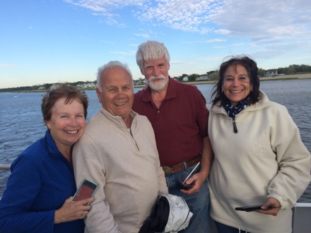 Don's sister Anne and her husband, Vince, with Don and Pam