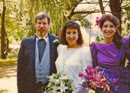 1990 Don & Karen wedding, Pam