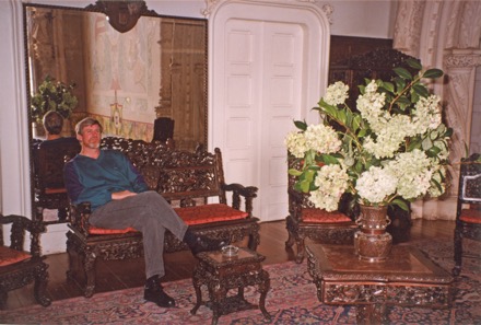 Don with fancy furniture