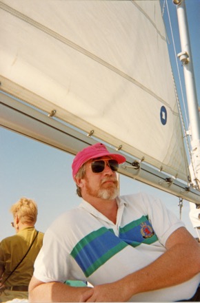 Don on sail boat